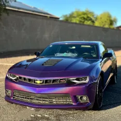 Ravoony Plus Glossy Laser Dark Purple Car Wrap review William  Scott 01