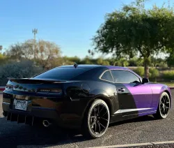 Ravoony Plus Glossy Laser Dark Purple Car Wrap review William  Scott 03