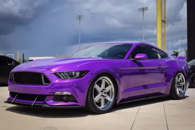 Ravoony Basic Glossy Explosion Purple Car Vinyl Wrap review Ben Boadi