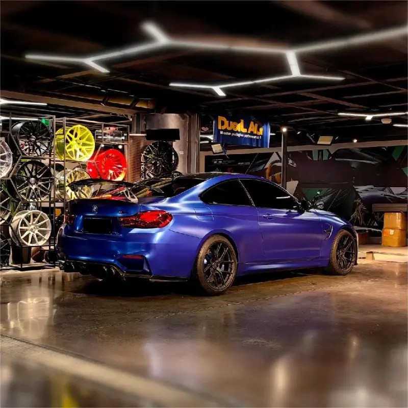 Ravoony Plus Pure Metallic Navy Blue Vinyl Wrap review Gabriel Martinez 01