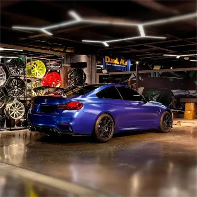 Ravoony Plus Pure Metallic Navy Blue Vinyl Wrap review Gabriel  Martinez 01