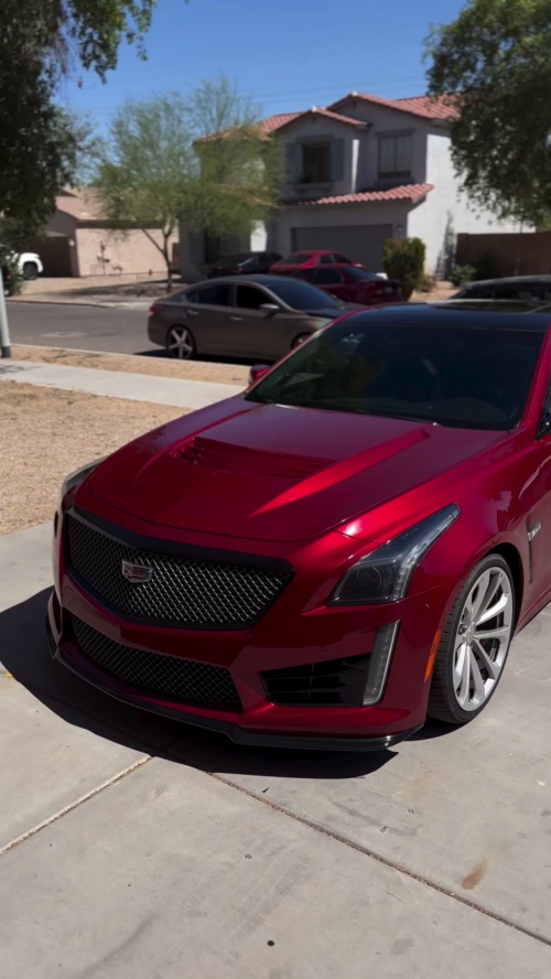 Ravoony Plus Gloss Metallic Vampire Red Vinyl Car Wrap review Mary Jones