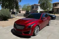 Ravoony Plus Gloss Metallic Vampire Red Vinyl Car Wrap review 0