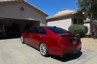 Ravoony Plus Gloss Metallic Vampire Red Vinyl Car Wrap review 1