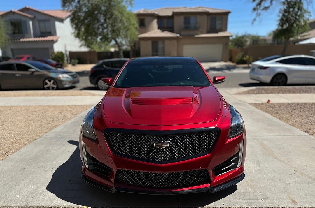 Ravoony Plus Gloss Metallic Vampire Red Vinyl Car Wrap review Mary Jones 02