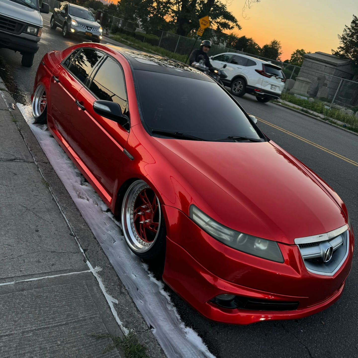 Ravoony Plus Gloss Metallic Vampire Red Vinyl Car Wrap review Gabriel Martinez 00