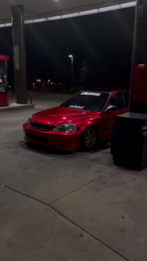 Ravoony Plus Gloss Metallic Vampire Red Vinyl Car Wrap review Mekhai Mcintosh