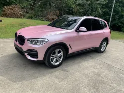 Ravoony Plus Pure Metal Cherry Pink Car Vinyl Wrap review KJ 01