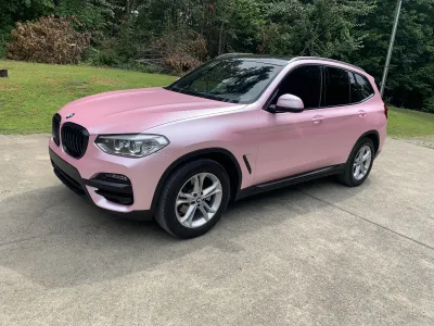 Ravoony Plus Pure Metal Cherry Pink Car Vinyl Wrap review KJ 00