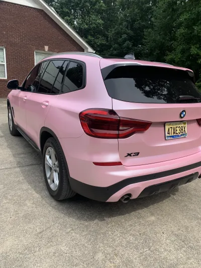 Ravoony Plus Pure Metal Cherry Pink Car Vinyl Wrap review KJ 01