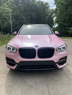 Ravoony Plus Pure Metal Cherry Pink Car Vinyl Wrap review KJ 05
