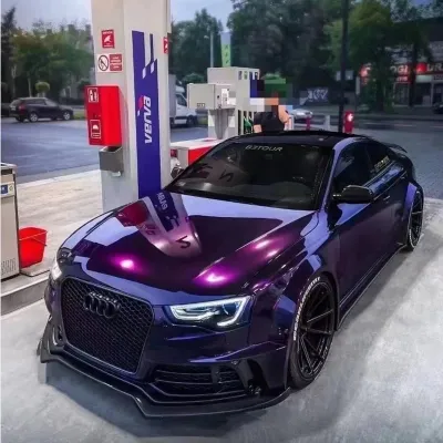 Ravoony Plus Gloss Midnight Purple Car Vinyl Wrap review Timerlan Yun