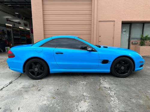 Ravoony Plus PET Glossy Crystal Blue Sky Car Vinyl Wrap review 