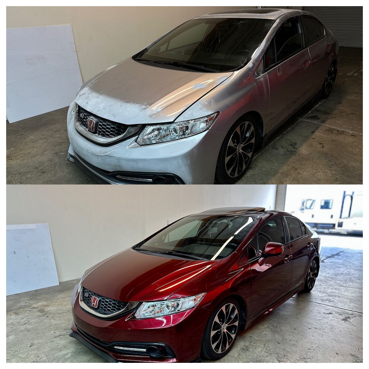 Ravoony Plus Liquid Metallic Dragon Blood Red Vinyl Car Wrap review Demontae Collins 00