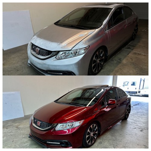 Ravoony Plus Liquid Metallic Dragon Blood Red Vinyl Car Wrap review 