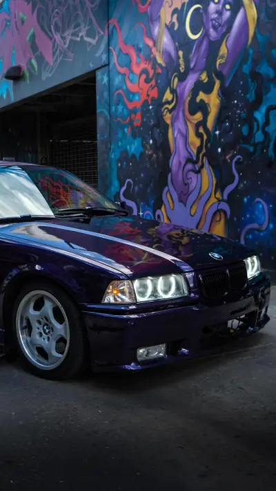 Ravoony Plus Gloss Midnight Purple Car Vinyl Wrap review Tamara Spikes 01