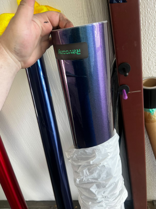 Ravoony Plus Chameleon Purple Red Vinyl Car Wrap review 