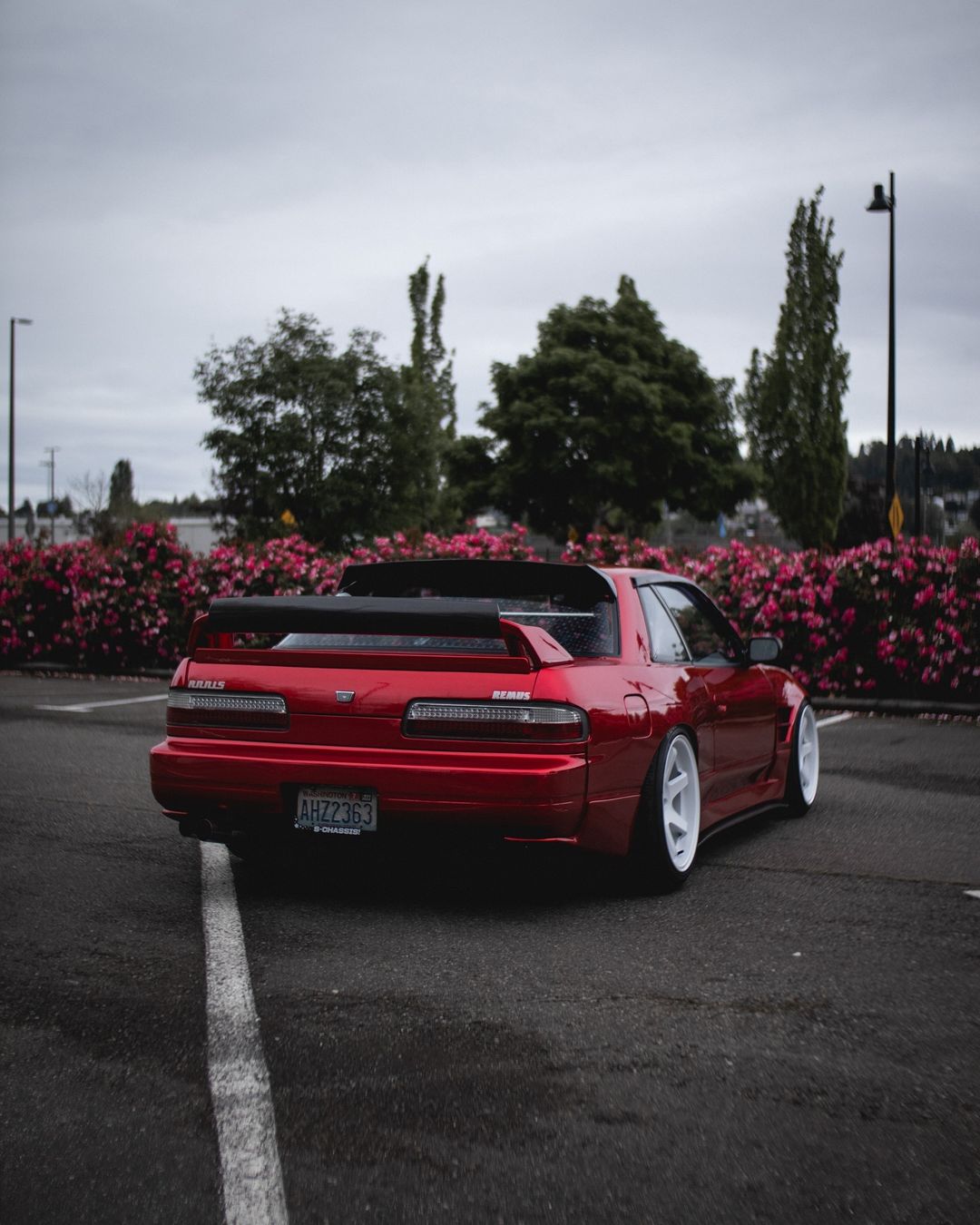 Ravoony Basic Gloss Metallic Vampire Red Vinyl Car Wrap review Daysean Santiago 01