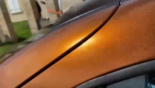 Ravoony Plus Glossy Metallic Copper Car Wrap review Alexis Sanchez