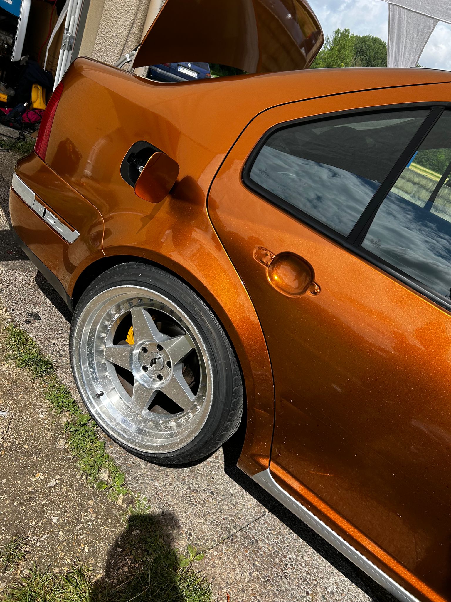 Ravoony Plus Glossy Metallic Copper Car Wrap review angel salazar 01