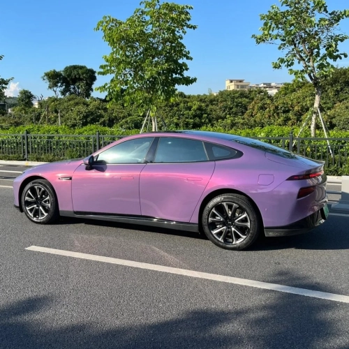 Ravoony Plus Maserati Gloss Love Audacious Purple Car Vinyl Wrap review 