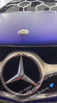 Ravoony Plus Ultra Matte Blueberry Dark Blue Vinyl Wrap review Emanuel Opong