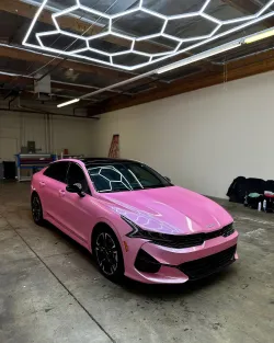  Ravoony Plus Glossy Metal Paint Shell Pink Car Wrap review Mark Jones 01