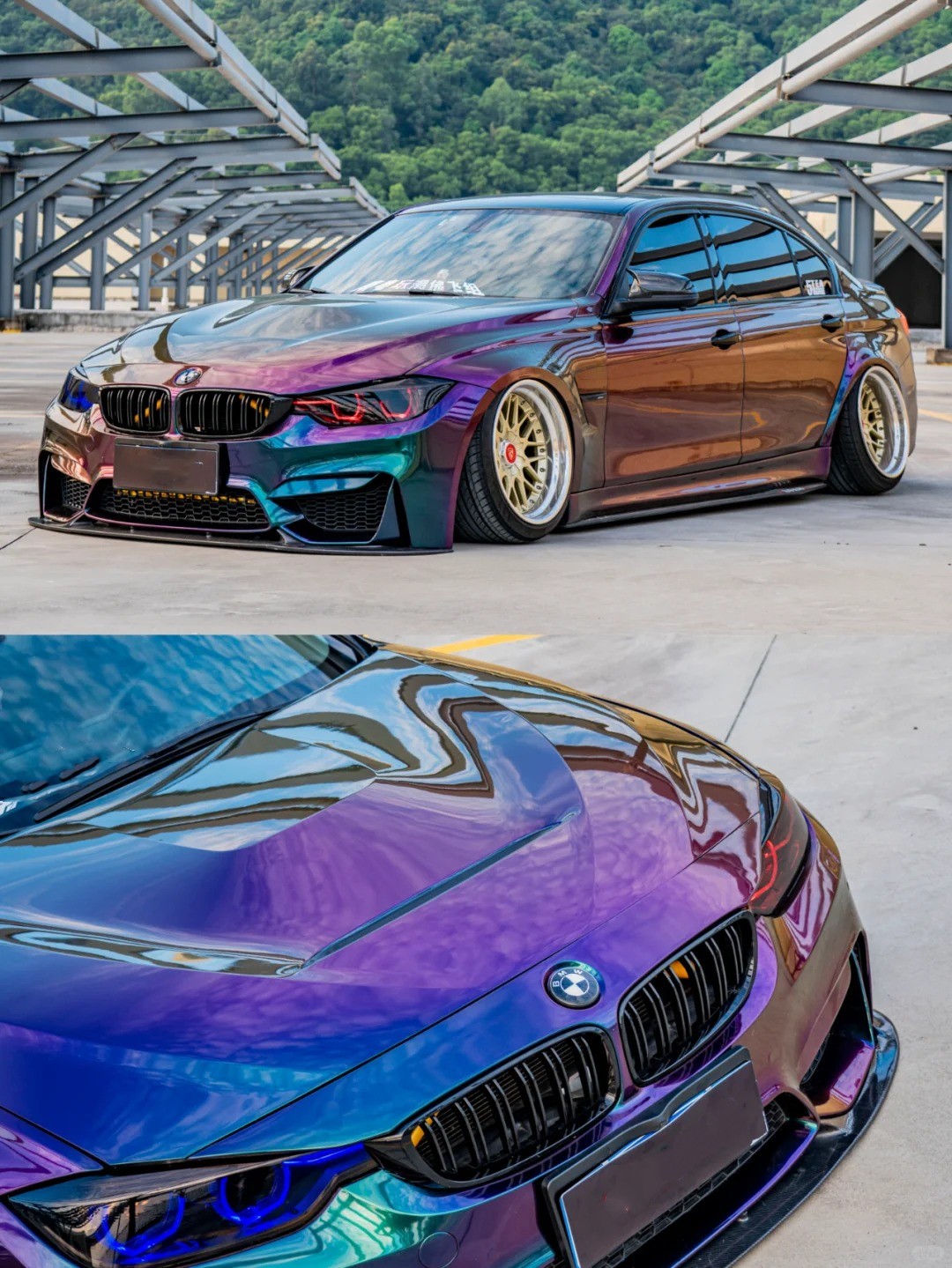 Ravoony Plus Gloss Flowing Phantom Purple Chameleon Wrap review Dario Belizaire 01