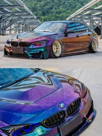 Ravoony Plus Gloss Flowing Phantom Purple Chameleon Wrap review 1