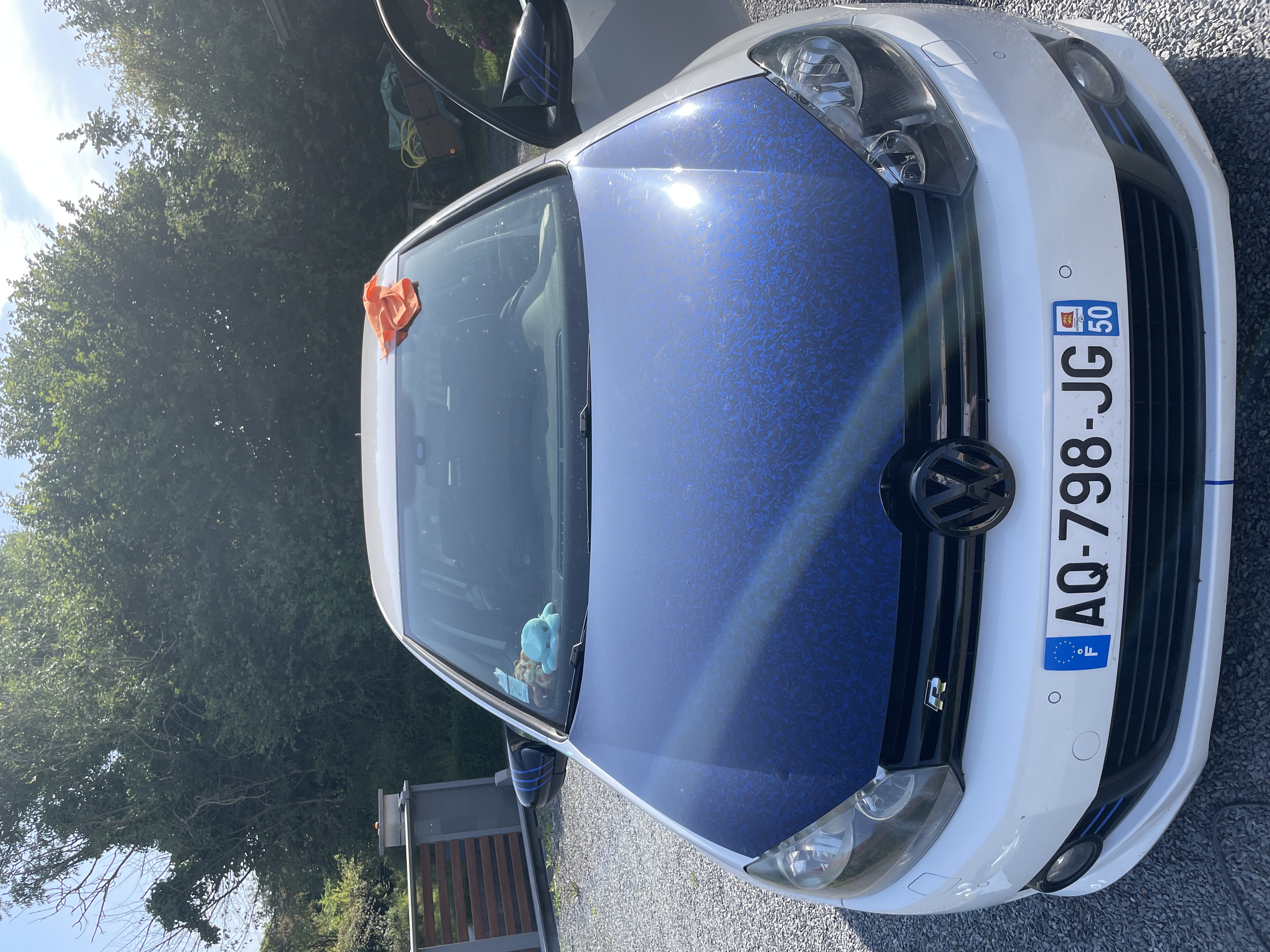 Ravoony Plus PET Glossy Carbon Fiber Forging Blue Vinyl Car Wrap review Daniel Sarabia