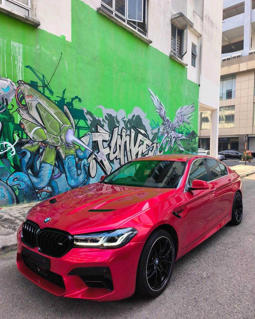 Ravoony Plus PET Glossy Crystal Strawberry Red Vinyl Car Wrap review Damon Meininger 01