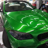 Ravoony Plus Glossy Metal Flame Green Vinyl Car Wrap review 0