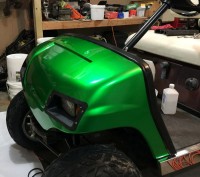 Ravoony Plus Glossy Metal Flame Green Vinyl Car Wrap review 0