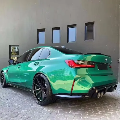 Ravoony Plus Gloss Paint Metallic Isle Of Man Green Car Vinyl Wrap review 