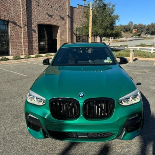 Ravoony Plus Gloss Paint Metallic Isle Of Man Green Car Vinyl Wrap review 