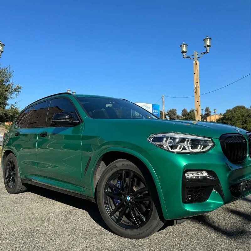 Ravoony Plus Gloss Paint Metallic Isle Of Man Green Car Vinyl Wrap review Brian Woods 01