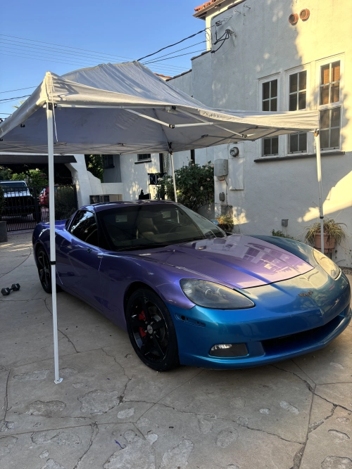 Ravoony Plus PET Gloss Liquid Metallic Viola Purple Car Wrap review 
