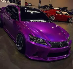 Ravoony Plus Glossy Laser Dark Purple Car Wrap review kyllian stimac