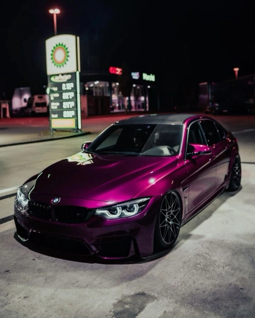   Ravoony Plus Ultra Gloss Metal Paint Grape Purple Vinyl Wrap review 