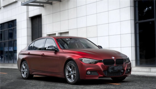 Ravoony Plus PET Matte Chrome Romanee Red Vinyl Car Wrap review 