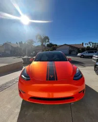 Ravoony Basic Glossy Metal Paint Orange Car Wrap review 0