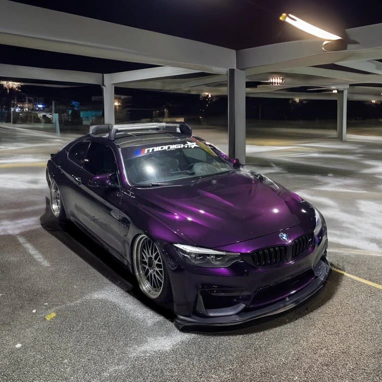 Ravoony Plus Gloss Midnight Purple Car Vinyl Wrap review Añexis Lopez
