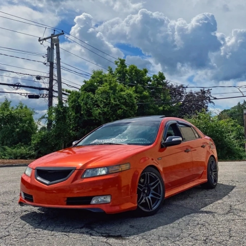 Ravoony Basic Glossy Metal Paint Orange Car Wrap review 