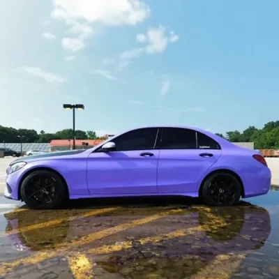 Ravoony Plus Glossy Lavender Purple Car Wrap review Max Belous 01