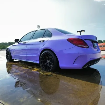 Ravoony Plus Glossy Lavender Purple Car Wrap review Max Belous 02