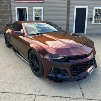 Ravoony Plus PET Gloss Color Shift Rainbow Drift Black Red Vinyl Wrap review 0