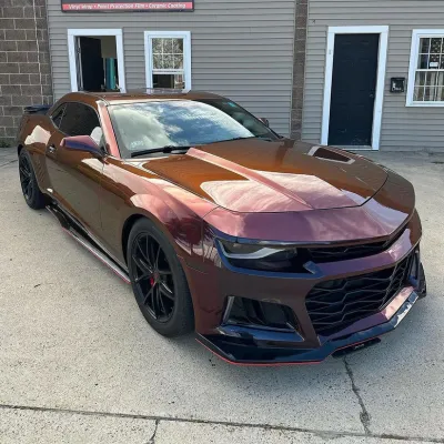 Ravoony Plus PET Gloss Color Shift Rainbow Drift Black Red Vinyl Wrap review Paul MacDonald