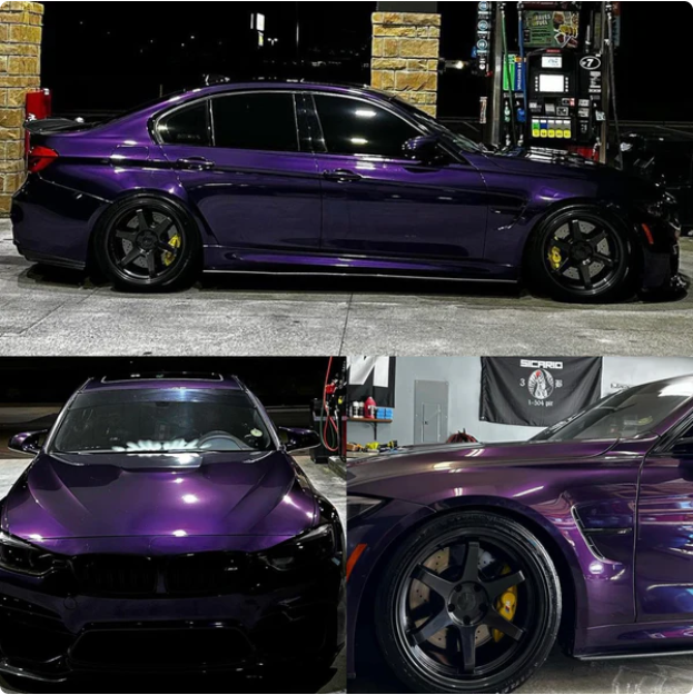 Ravoony Plus Gloss Midnight Purple Car Vinyl Wrap review Brandon Ogg
