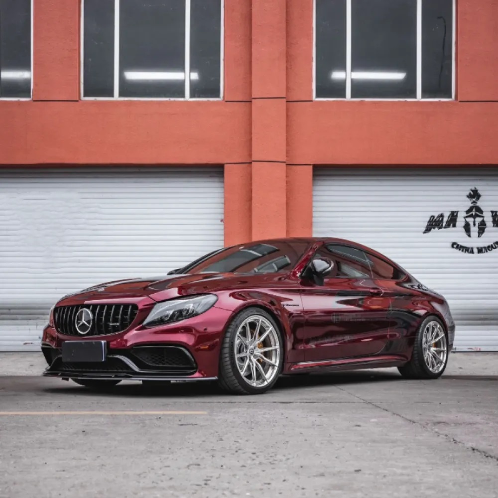 Ravoony Basic Liquid Metallic Dragon Blood Red Vinyl Car Wrap review Floyd McDonald