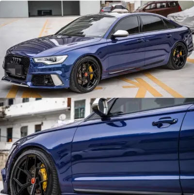 Ravoony Plus Gloss Midnight Blue Car Vinyl Wrap review Madelyn Balaam
